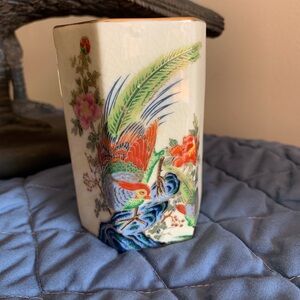 Vintage Japan Pheasant Vase